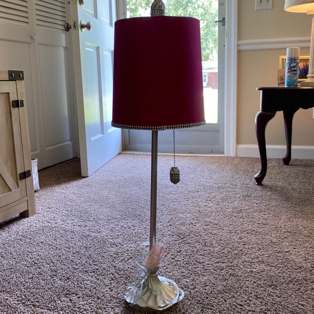 Girls pink lamp